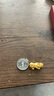 金小貅黃金手串貔貅吊墜本命年轉(zhuǎn)運(yùn)珠皮丘男女手串足金999硬金顯大聚財(cái) 1g,中號貔貅轉(zhuǎn)運(yùn)珠【多退少補(bǔ)】 曬單實(shí)拍圖