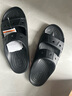 卡駱馳crocs拖鞋輕便耐磨貝雅涼鞋男女同款透氣休閑鞋|207627 黑色-001 41 /42(260mm) 曬單實拍圖