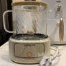 九陽（Joyoung）凈萃養(yǎng)生壺迷你家用全玻璃煮茶器 輕音燉煮 1L辦公室0金屬0膠水恒溫燒水壺 WY103 曬單實拍圖
