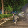 MIKI PAD狗狗雨衣分體式中大型犬全包四腳防水雨披狗衣服寵物沖鋒衣邊牧 雨披+防臟褲【全身防護】 5XL（胸圍64-72 建議35-45斤） 曬單實(shí)拍圖