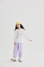 moonkids女童長袖t恤兒童2025新款春秋打底衫大童韓版秋裝純棉蝴蝶結上衣T 19626白色長袖T恤 110 cm 曬單實拍圖