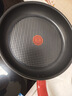 特福（Tefal）平底鍋家用牛排不粘煎鍋少油煙有鈦煎餅鍋電磁爐燃氣灶通用28cm 曬單實拍圖