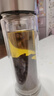 希諾雙層玻璃杯男家用商務(wù)辦公泡茶杯子過濾車載水杯XN-9302 345mL 曬單實(shí)拍圖