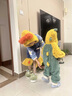 G.DUCKKIDS小黃鴨兒童連體睡衣春秋薄款嬰兒寶寶防踢睡袋男童卡通恐龍家居服 綠色 100 尺碼2~3歲【 90-100cm】 曬單實(shí)拍圖