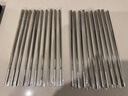 雙槍316L不銹鋼筷子防滑不發(fā)霉家用酒店公筷餐具 福字方筷10雙 曬單實(shí)拍圖