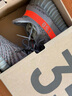 阿迪達斯Yeezy350夏日透氣男鞋灰橙椰子休閑鞋GW1229 38.5 曬單實拍圖