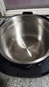 美的（Midea）0涂層健康鋼膽電壓力鍋5L少鹽提鮮雙膽家用煲湯全自動智能預(yù)約開蓋煮電飯煲4-6人高壓鍋MY-C541G 曬單實拍圖