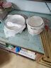 肅匠陶瓷餐具簡約盤子碗套裝純白釉下彩餐具套裝釉下彩碗碟套裝微波爐 山田16件套(4碗4盤4勺4筷) 16頭 曬單實(shí)拍圖