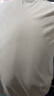 GXG男裝  多色重磅水洗圓領(lǐng)背心男士上衣 24年夏季 卡其色 180/XL 曬單實(shí)拍圖
