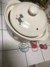 泥火匠陶瓷小斑馬如意湯鍋1500ml釉中彩耐熱寬口淺砂鍋明火湯煲燉肉菜煲 曬單實(shí)拍圖