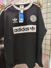 阿迪達(dá)斯 （adidas）三葉草系列 男 RINGER TEE 短袖 KC2603 黑色  M  曬單實(shí)拍圖