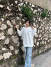 WASSUP官方店潮牌字母logo美式重磅衛衣男女款春秋寬松休閑打底圓領(lǐng)上衣 白色（加絨保暖款） M 曬單實(shí)拍圖