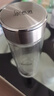 希諾雙層玻璃杯抗菌隔熱高檔車(chē)載水杯男2025新款鈦杯泡茶杯子X(jué)N-9102K 曬單實(shí)拍圖