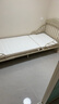 LINSY KIDS林氏家居米隆兒童床加長床鐵藝床伸縮床嬰兒臥室單人床 LH297A1 【奶油白】床+可加長床墊(10cm) 800mm*2000mm 曬單實拍圖