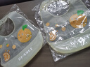 albo寶寶圍兜嬰兒飯兜兒童硅膠圍嘴防水立體吃飯兜口水兜巾 CJ359 曬單實(shí)拍圖