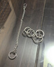 卡若登新品304不銹鋼鑰匙鏈純手工汽車(chē)防丟鑰匙扣高級男款腰掛定制鏈條 [單小扣款]總長(cháng)26.5厘米鏈長(cháng)20厘 曬單實(shí)拍圖