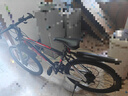 飛鴿（FG FLYING PIGEON） 飛鴿山地自行車(chē)變速減震越野男女成人學(xué)生山地車(chē)帶車(chē)框單車(chē) 黑紅福條輪/帶車(chē)筐 21速標準-26英寸 曬單實(shí)拍圖