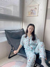 薇卡琳德國品質午休折疊床辦公室單人床躺椅便攜式行軍床成人午睡一體床 56寬-床墊一體 輕奢灰自帶3D枕頭 曬單實拍圖