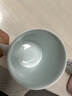 景德鎮陶瓷辦公室茶杯大容量家用影青雕刻喝水杯子顏色釉馬克杯生日禮物 如意馬克杯-影青 曬單實(shí)拍圖