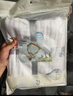 嫚熙（EMXEE）嬰兒紗布浴巾純棉寶寶新生兒童浴巾大尺寸洗澡包裹包巾 夢(mèng)幻樂園 110×110cm 曬單實(shí)拍圖