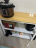 全品屋廚房置物架落地多功能切菜桌子多層餐邊鍋具置物收納柜櫥柜窄04 曬單實(shí)拍圖