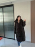 鴨鴨羽絨服女長(zhǎng)款過(guò)膝2025冬季新款韓版時(shí)尚加厚保暖戶外運(yùn)動(dòng)極寒外套 白色 M (160) 曬單實(shí)拍圖