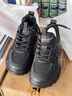 GIAUSA輕奢男鞋2025秋冬新款加絨加厚休閑運動(dòng)鞋子男士軟底增高老爹鞋男 黑色 -高檔男鞋 41 曬單實(shí)拍圖