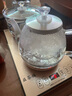 益茶福全自動上水電熱水壺底部上水嵌入式茶臺功夫茶燒水壺飲水燒水一體機(jī)抽水玻璃煮茶壺保溫泡茶壺 SQ-008金色玻璃套裝 1L 曬單實(shí)拍圖