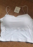 FitonTon美背內衣女帶胸墊吊帶背心女夏季薄款無痕抹胸防走光搭外穿上衣 曬單實拍圖
