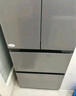 美的（Midea）【國(guó)家補(bǔ)貼至高20%】MR-417WFPE銀法式多門四開門嵌入式60CM超薄嵌入式一級(jí)雙變頻家用電冰箱 MR-417WFPE 流蘇銀 曬單實(shí)拍圖