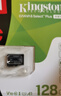 金士頓（Kingston）128GB TF（MicroSD） 存儲卡 U1 A1 V10 內存卡 讀100MB/s 適配運動(dòng)相機/switch/監控 曬單實(shí)拍圖