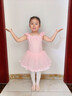 舞蹈服兒童女秋冬季芭蕾舞裙女童長(cháng)袖考級練功服女孩中國跳舞服裝 淺粉色(長(cháng)袖) M 105c 曬單實(shí)拍圖