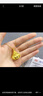 中國(guó)黃金（CHINA GOLD）黃金項(xiàng)鏈女足金大肚彌勒佛吊墜 生日禮物送女友老婆 彌勒佛吊墜約0.3g*贈(zèng)銀鏈 曬單實(shí)拍圖