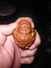 范嘉倫大橄欖核手把件財彌財迷手球一身純手工雕刻財神彌勒核雕文玩 37mm一對財彌手球 曬單實(shí)拍圖