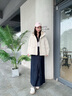 鴨鴨（YAYA）短款羽絨服女2025年冬季新款時尚連帽面包服加厚保暖小個子外套 曬單實拍圖