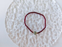 老鳳祥和田玉轉(zhuǎn)運(yùn)手串女石榴石手鏈飾品七夕情人節(jié)媽媽生日禮物女友老婆 【深綠色】和田玉珠*鴻運(yùn)手鏈 曬單實(shí)拍圖