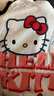 LABER THREEX THE ENES HelloKitty字母疊加簡(jiǎn)約寬松印花T恤女 白色(預售) 均碼 曬單實(shí)拍圖
