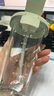 Glasslock玻璃杯進(jìn)口帶蓋大容量男女夏季高顏值冷萃杯吸管刻度杯綠色450ml  曬單實(shí)拍圖
