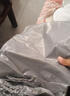七海秋一次性雨鞋套防水防滑雨靴腳套加厚塑料男女通用鞋套長(zhǎng)筒灰20只裝 曬單實(shí)拍圖