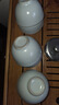 蘇氏陶瓷（SUSHI CERAMICS）汝窯開(kāi)片六杯開(kāi)片可養金線(xiàn)個(gè)人杯主人杯品茗杯6個(gè)J1035 曬單實(shí)拍圖