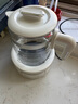 摩飛電器（Morphyrichards）全玻璃養(yǎng)生壺家用燒水壺多段控溫電熱水壺極速風(fēng)冷恒溫壺沖奶泡奶機(jī)MR5602 1.2L 椰奶白 曬單實(shí)拍圖