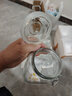 拜杰玻璃密封罐子泡酒瓶4個裝1500ml泡菜壇子罐五谷雜糧儲物罐密封罐 曬單實拍圖