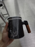 京東京造茶杯便攜式黑陶茶泡茶壺茶杯功夫茶具辦公杯隨身茶壺容量400ml 曬單實(shí)拍圖