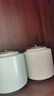 蘇氏陶瓷（SUSHI CERAMICS）茶葉罐時(shí)尚亞光鐵銹茶具配件（白） 曬單實(shí)拍圖