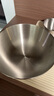 無(wú)印良品（MUJI）  不銹鋼 盆 餐具 家用揉面盆洗菜發(fā)面盆  和面盆 料理盆 銀色 XL 直徑28*高11.5cm 曬單實(shí)拍圖