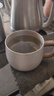銀器時代純手工錘紋足銀999銀茶杯銀杯子辦公杯家用咖啡銀水杯帶蓋主人杯 大款錘紋230克 400ml 1只 曬單實拍圖