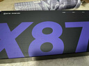 前行者X87Pro/Ultra無(wú)線(xiàn)機械鍵盤(pán)藍牙有線(xiàn)三?？椭苹雀呔€(xiàn)側刻滿(mǎn)配填充gasket筆記本平板游戲電競專(zhuān)用 櫻花粉側刻Ultra-北極拿鐵軸三模1.2萬(wàn)mAh 曬單實(shí)拍圖