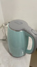 格來(lái)德 （Grelide） 電熱燒水壺開(kāi)水壺家用1.7L大容量304不銹鋼一體無(wú)縫內膽雙層防燙自動(dòng)斷電防干燒D1017A D1017A天使藍 1.7L 曬單實(shí)拍圖