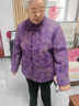 恒源祥老年人春裝女外套奶奶呢子60歲70媽媽春秋新款上衣老太太老人衣服 藍色 L (建議95斤以內(nèi)) 曬單實拍圖