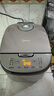 美的（Midea）電飯煲4L家用3-4人黑瓷鼎釜內膽可拆洗上蓋板24H智能預約香甜柴火飯煮小米粥微壓電飯鍋 AFB4027R 曬單實(shí)拍圖